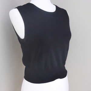 Catherine Malandrino Black Sleeveless Shirt
